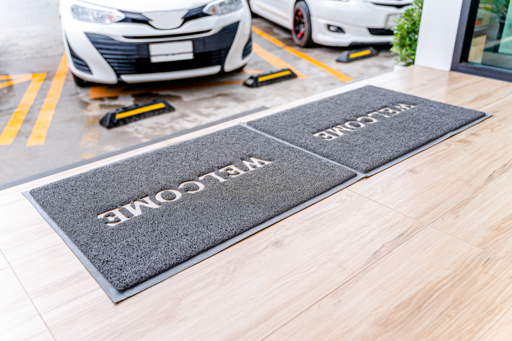 Rubber Entrance Doormats, Linen Entrance Doormats